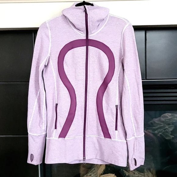 lululemon athletica Jackets & Blazers - LULULEMON IN STRIDE PURPLE JACKET SIZE 8